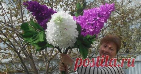 Огромная сирень из бумаги — декор, который впечатляет | Краше Всех