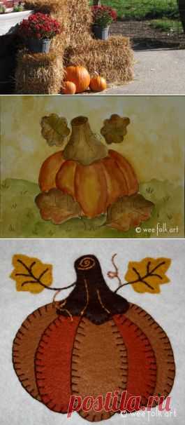 Harvest Pumpkin Coloring Page | Wee Folk Art