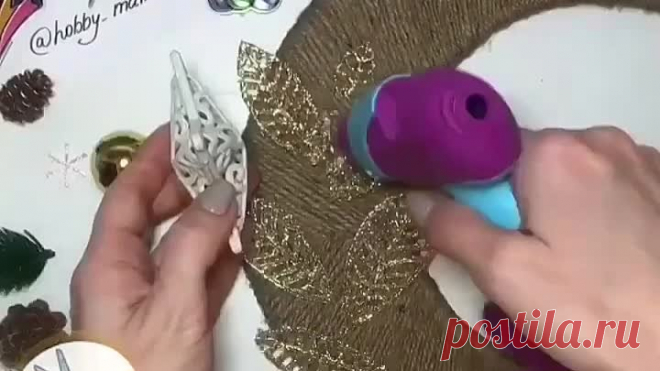 Новогодний декор из картона