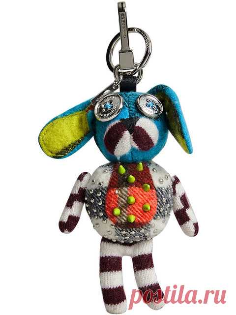 Burberry Daphne The Boxer Dog Cashmere Charm - Farfetch