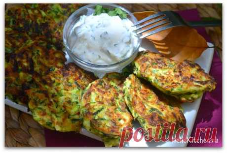 Оладьи из цукини и рисовой муки