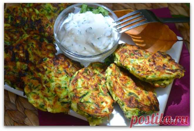Оладьи из цукини и рисовой муки