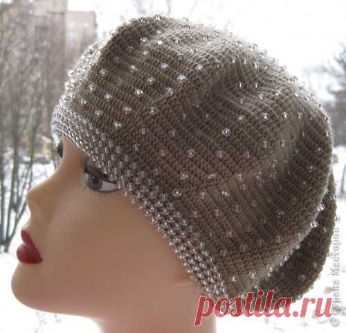 Вязаные береты. Красивейшие вязаные береты от Голубки. Коллекция. | razpetelka.ru
