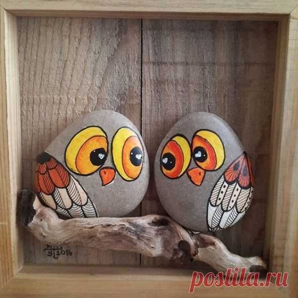 40 идей поделок из камушков — HandMade