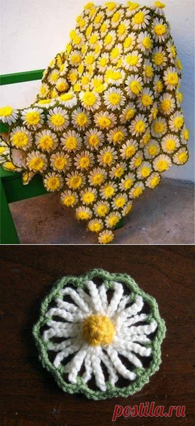 Ромашковый плед | Искусница