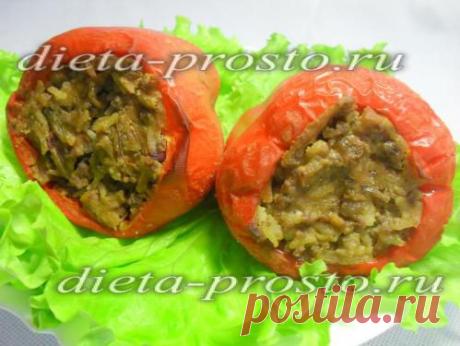 фаршированный мясом и рисом