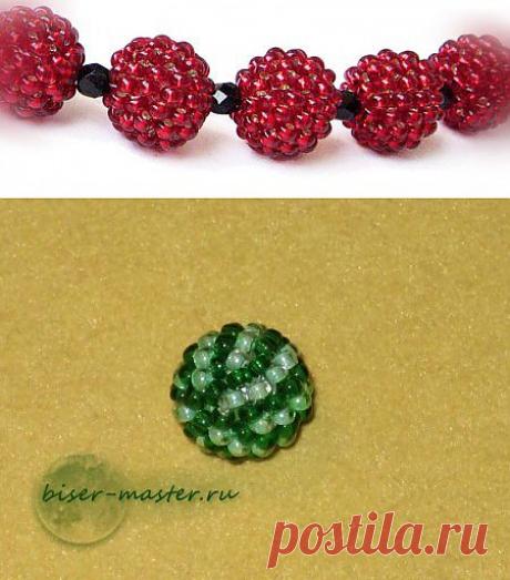 Учимся оплетать бусины мозаикой » Бисерные мастер-классы.
