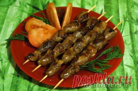 Шашлык из куриных сердечек | Диета Дюкана