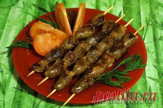 Шашлык из куриных сердечек | Диета Дюкана