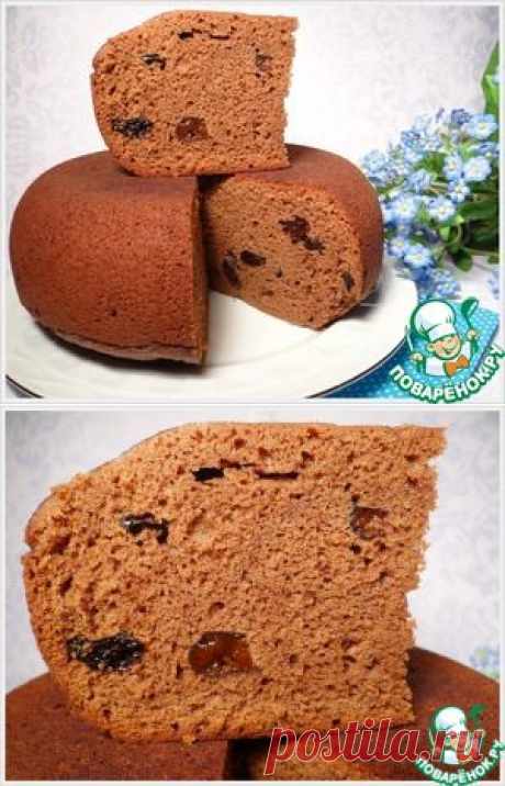 Шоколадный кекс с черносливом - кулинарный рецепт