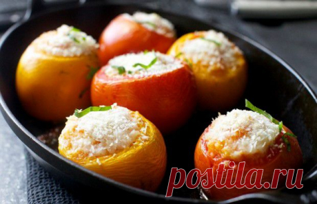 Фаршированные рисом помидоры