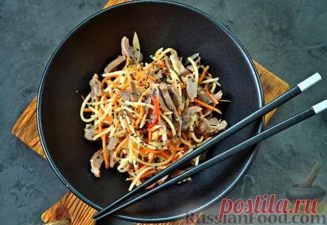 Корейские салаты, только лучшие рецепты!