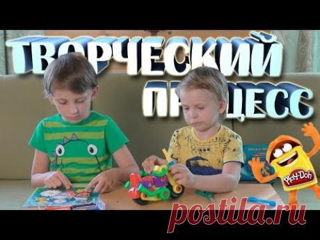 🔘 ИГРАЕМ В ИГРУШКИ. PLAYDOH, PLAY THE GAME, НАБОРЫ ДЛЯ ТВОРЧЕСТВА. ЖИВОПИСЬ ПЛАСТИЛИНОМ. ТОРТИК - YouTube