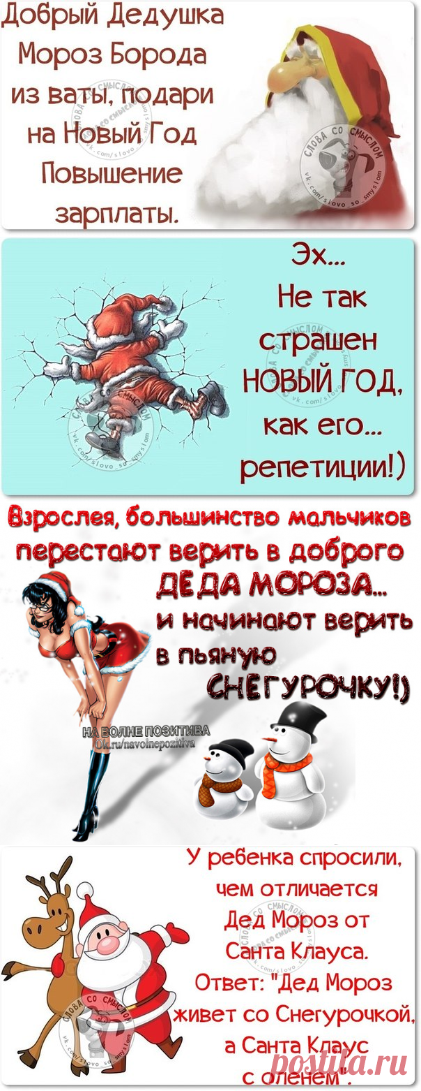Прикольные фразочки в картинках про Наступающий Новый год (25 штук) » RadioNetPlus.ru развлекательный портал