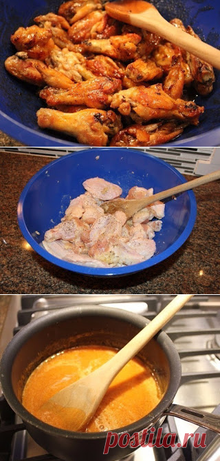 Самые вкусные рецепты: Куриные крылышки в медовом соусе