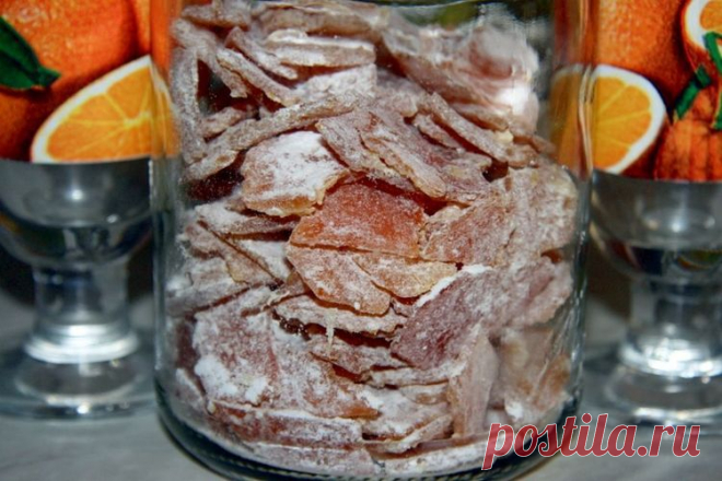 Цукаты из мандариновых корочек - Простые рецепты Овкусе.ру
