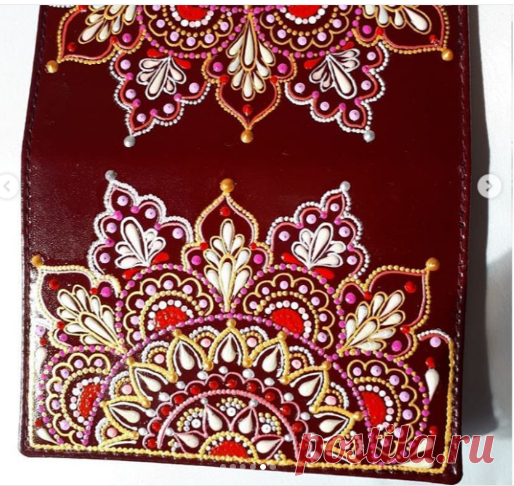 Точечная роспись. Мурманск. в Instagram: «Обложка для паспорта 