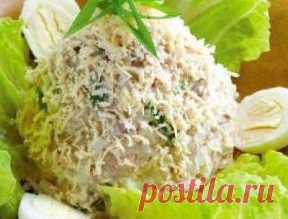 Классический салат из печени трески - Простые рецепты Овкусе.ру