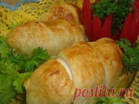 Куриное филе в слойке