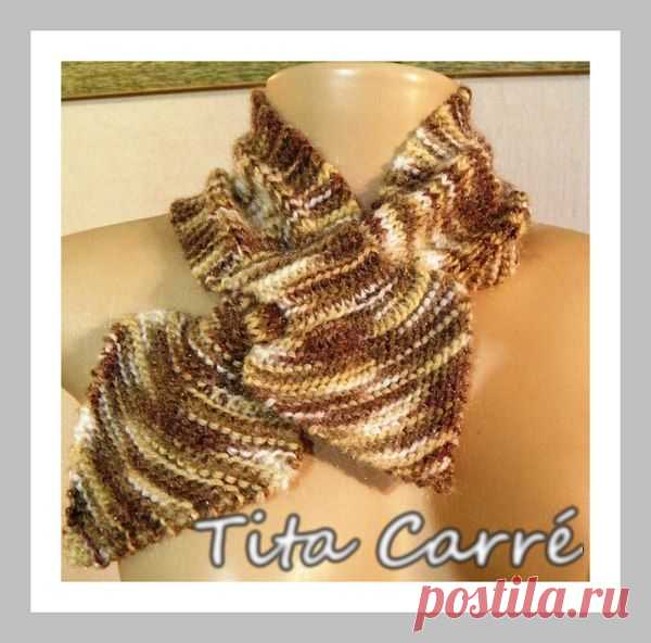 Tita Carré Agulha e Tricot : Gravata em tricot e a Velha História de Quintana