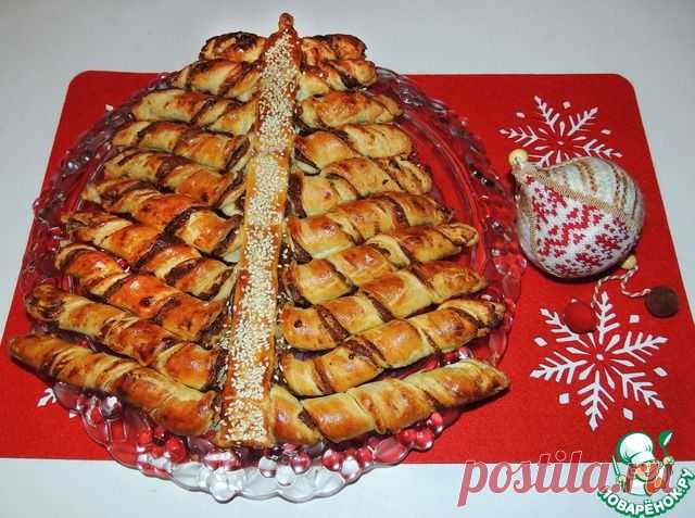 Новогодний пирог "Финиковая елка"!