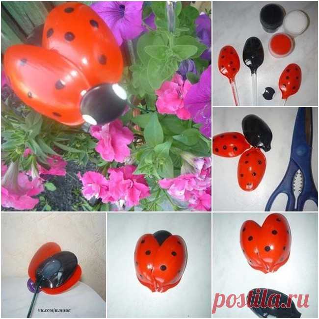 Поделки из одноразовых ложек