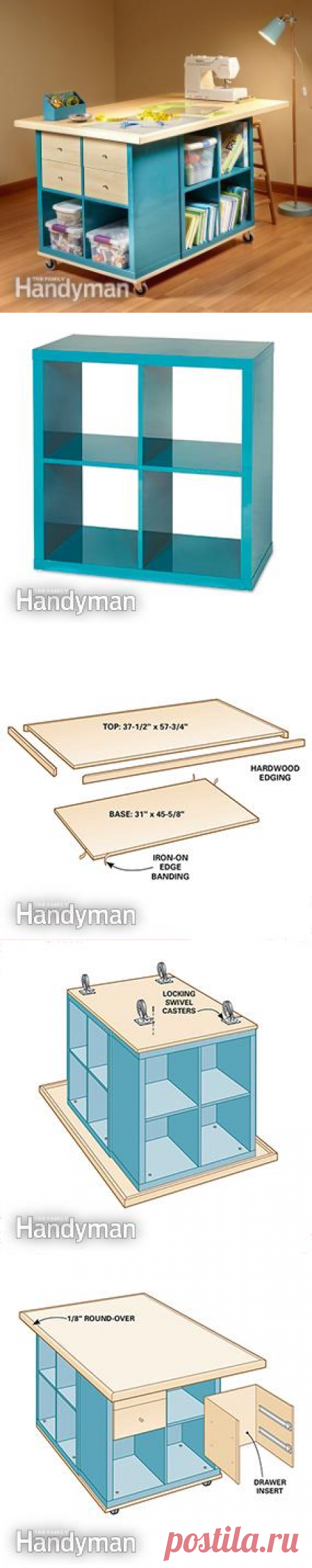 Ikea Kallax Hack: Craft Room Storage | The Family Handyman