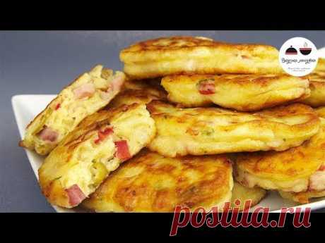 Оладьи в стиле ПИЦЦА Объедение! Необыкновенно вкусный, ароматный и питательный ЗАВТРАК