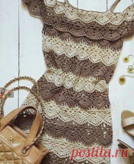 Платье крючком на любой размер. Мастер-класс для новичков | Мамины Ручки вязание | Яндекс Дзен