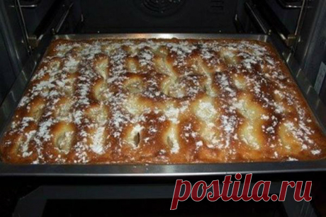 Пирог с яблоками, как пирожное! Просто шедевр!