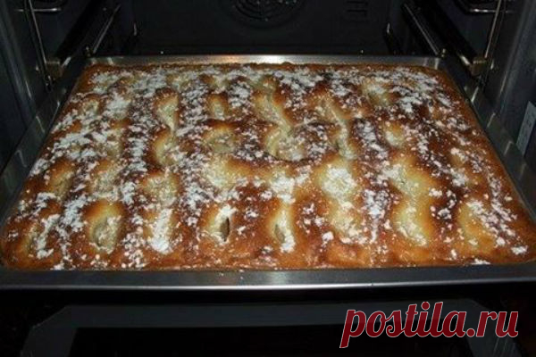 Пирог с яблоками, как пирожное! Просто шедевр!