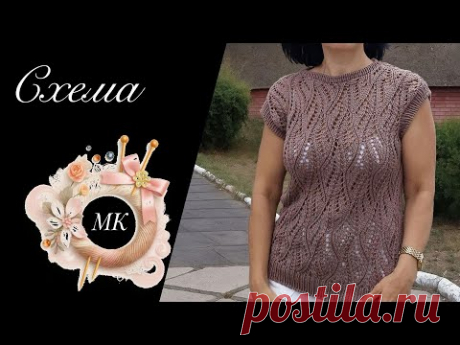 Ажурная абстракция | Мастер-класс и схема узора.