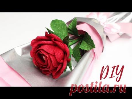 КРАСИВЫЙ ПОДАРОК / Роза к 8 марта для мамы / GIFT for MOM / DIY Handmade