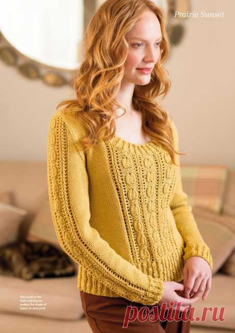 Джемпер Prairie Sunset, The Knitter 59