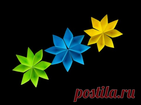 Детский подарок маме к 8 марта 🌼 Как сделать цветы из бумаги