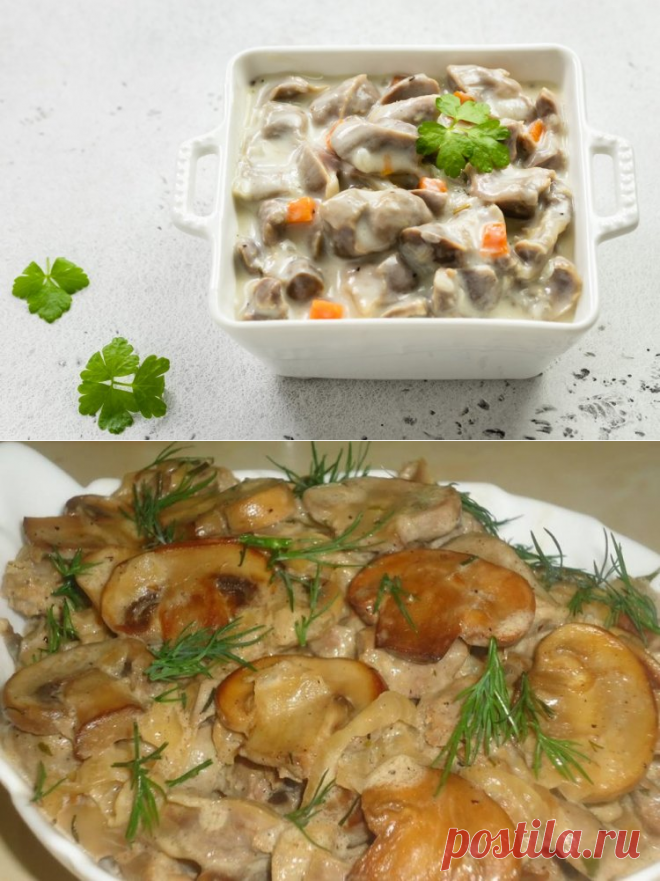 10 вкуснейших рецептов куриных желудков в сметане