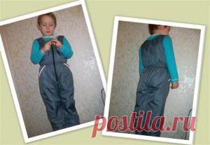 Как сшить полукомбинезон детский | Шьем Детям Сами