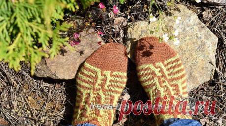 Носки «Задорные жирафики» (вязание, схемы, фото и видео) - Irena Handmade