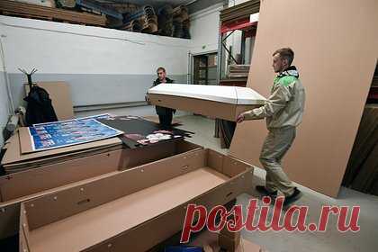 В России вырос спрос на картонные гробы
