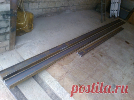 Кран-балка в гараж. Автор Alexey290382 на DRIVE2 #DIY_Идеи #кран #балка #гараж #diy