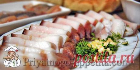 Засолка сала в домашних условиях