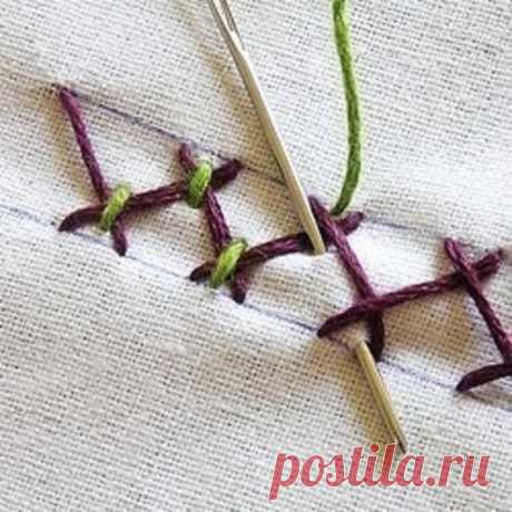 Различные стежки