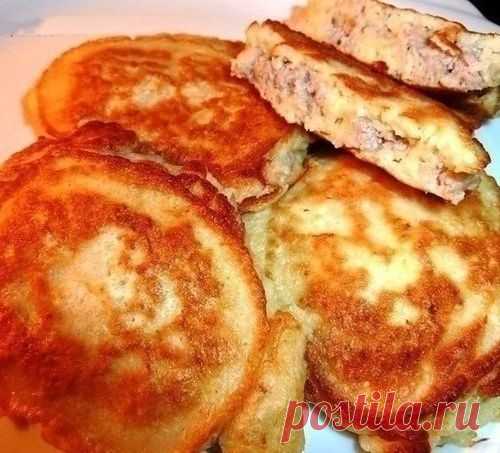 Быстрое блюдо на второе — мясные оладьи!