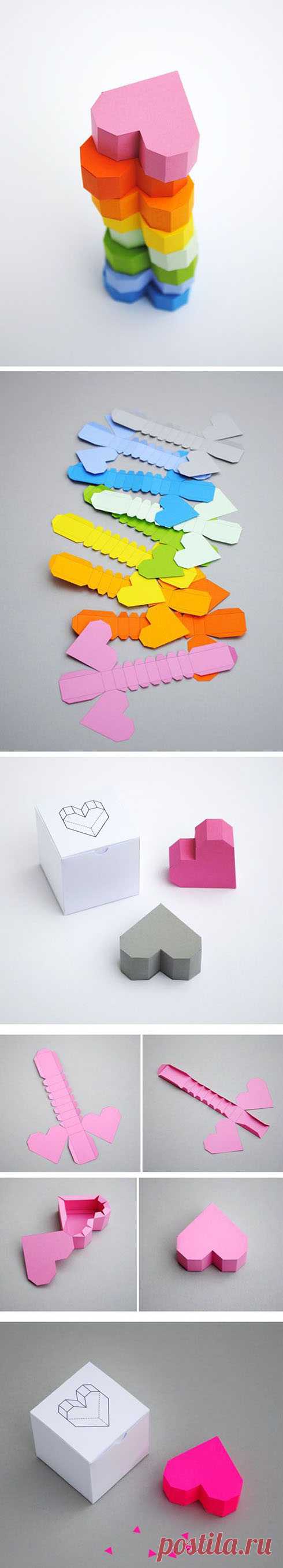 Diy Heart-shaped Container |    Best DIY Ideas