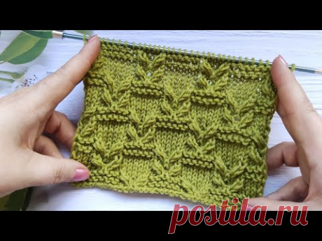 Checker Knit Stitch Pattern | Schachbrettmuster stricken | Punto Scacchiera | Point Damier au Tricot