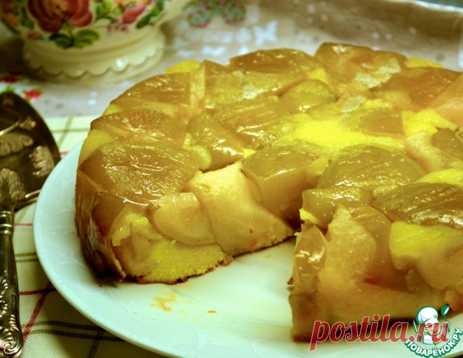 Яблочный пирог "Янтарный" – кулинарный рецепт