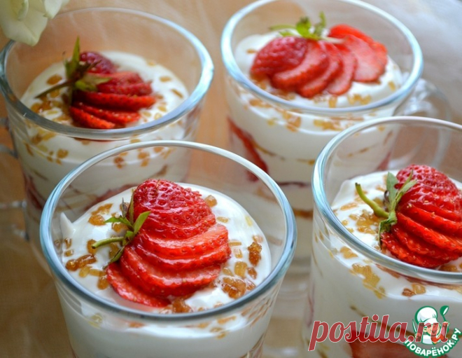 Творожно-йогуртовый десерт – кулинарный рецепт
