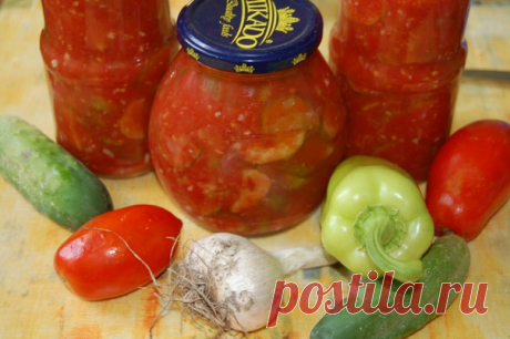 Салат с огурцами «Зимняя сказка»