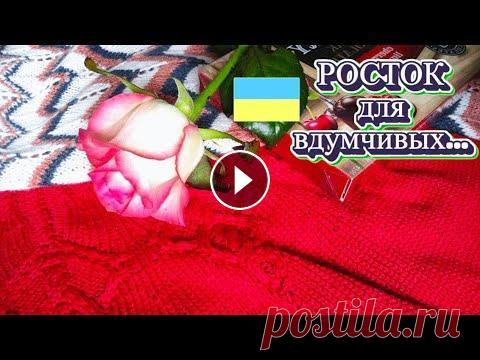 Как вязать росток, чтобы не сбивался узор? @AlenaNikiforova Вы даже не подозревали, что так возможно! Вязание ростка и расчет начала. Шикарный необычный джемпер с аранами. Круглая кокетка сверху. Давайте свяжем...