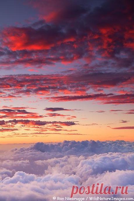 ✯ Sunset from near the top of Haleakala, Haleakala National Park, Maui, Hawaii